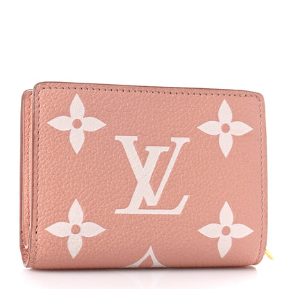 Louis Vuitton Empreinte Monogram Giant Clea Wallet Rose Trianon Creme 3 of 8