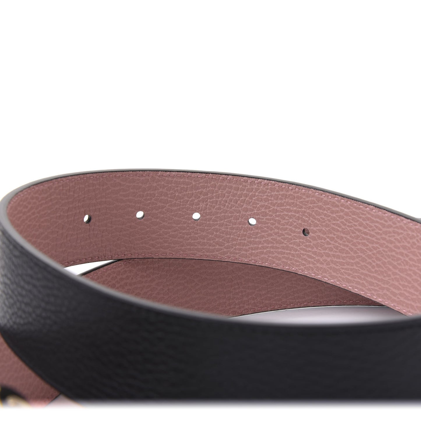 Calfskin 1973 Reversible Belt 90 36 Black Pink