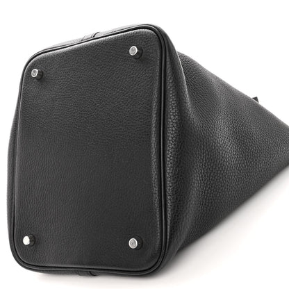 Hermes Taurillon Clemence Picotin Lock 22 MM Black 10 of 10