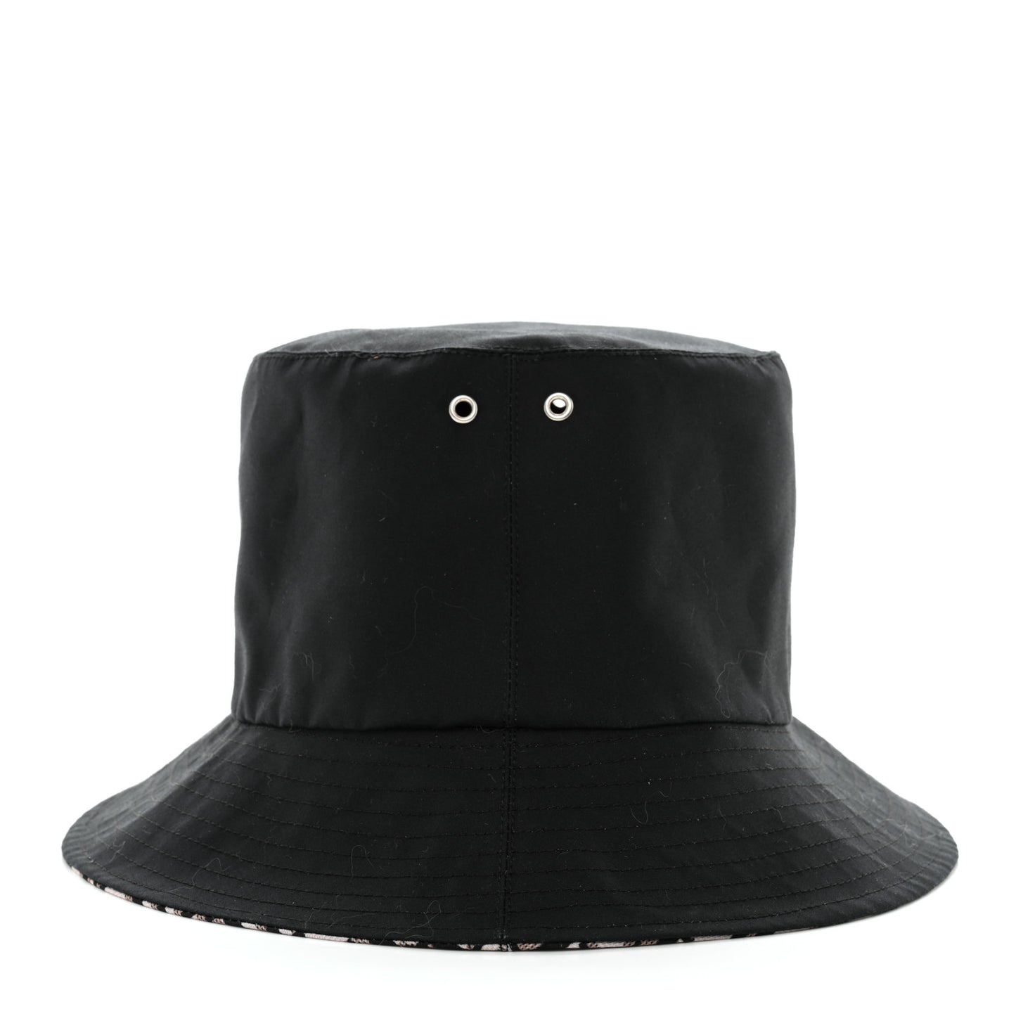 Oblique Reversible Teddy-D Brim Bucket Hat Black