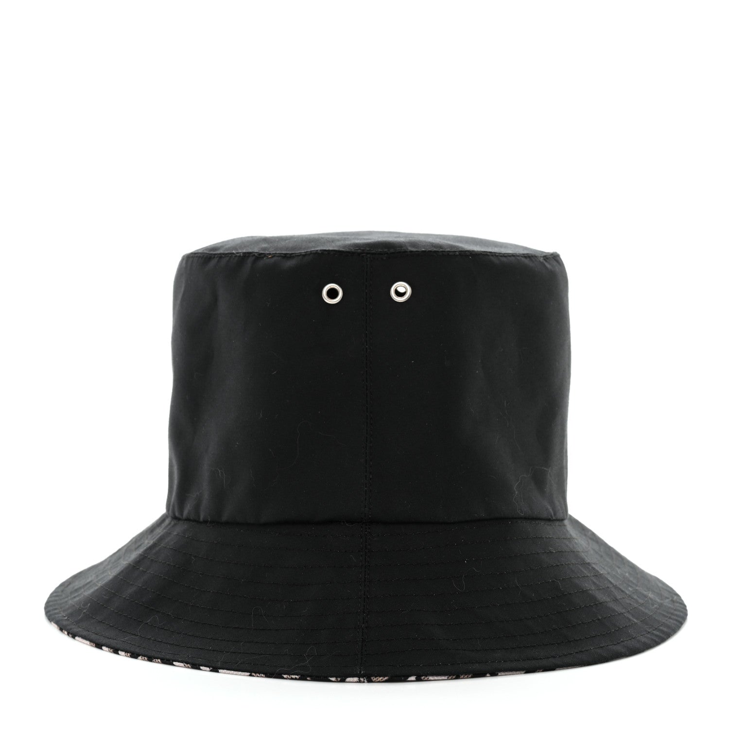 Christian Dior Oblique Reversible Teddy-D Brim Bucket Hat Black 4 of 12