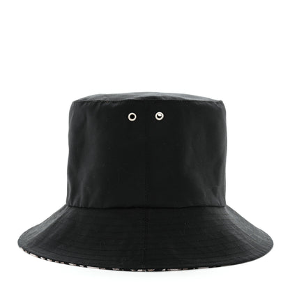 Christian Dior Oblique Reversible Teddy-D Brim Bucket Hat Black 4 of 12