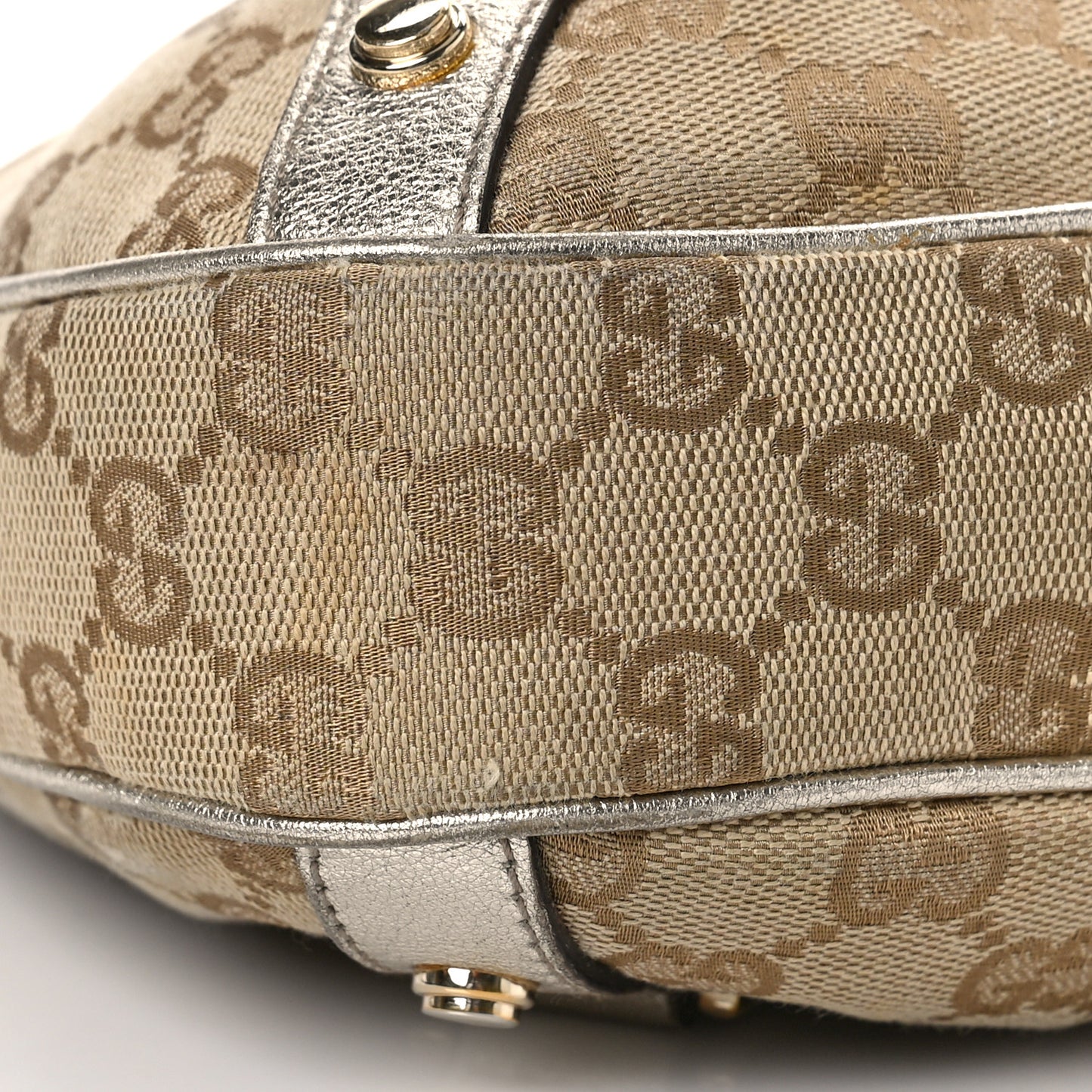 Monogram Medium Abbey D Ring Hobo Gold