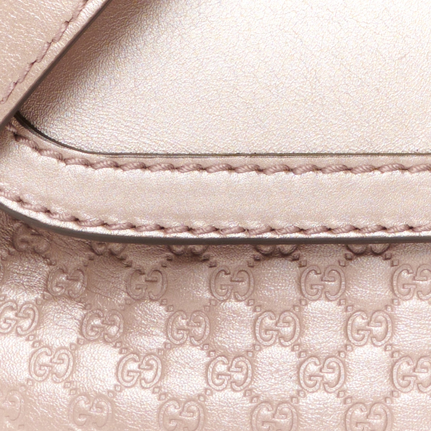 Gucci Guccissima Techno Horsebit Large Shoulder Flap Bag  Pink 9 of 11