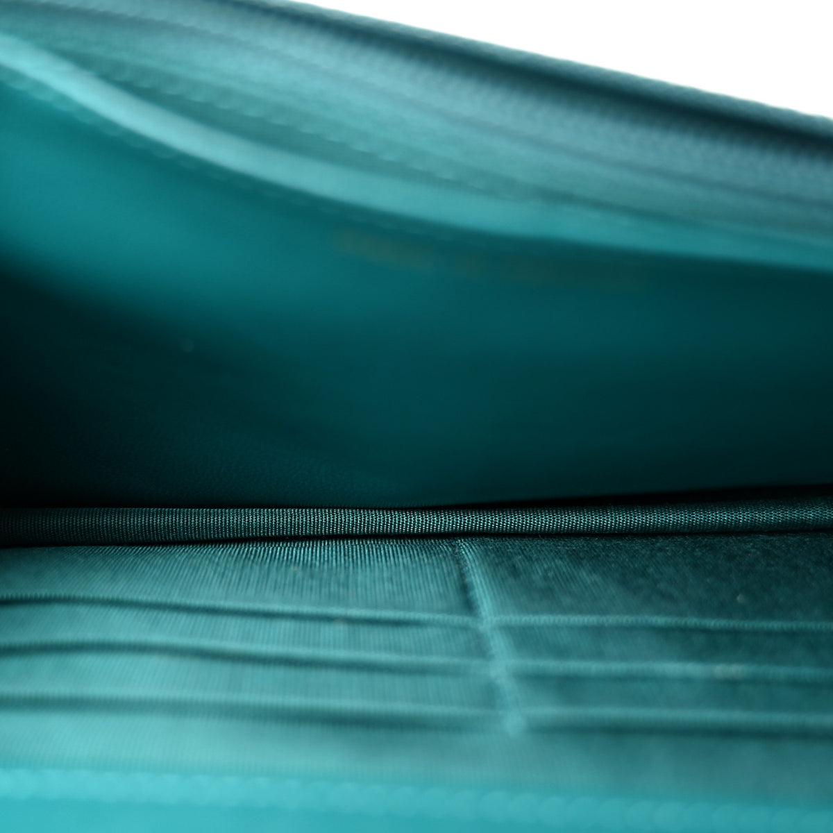 Lambskin Quilted Boy Wallet On Chain WOC Green