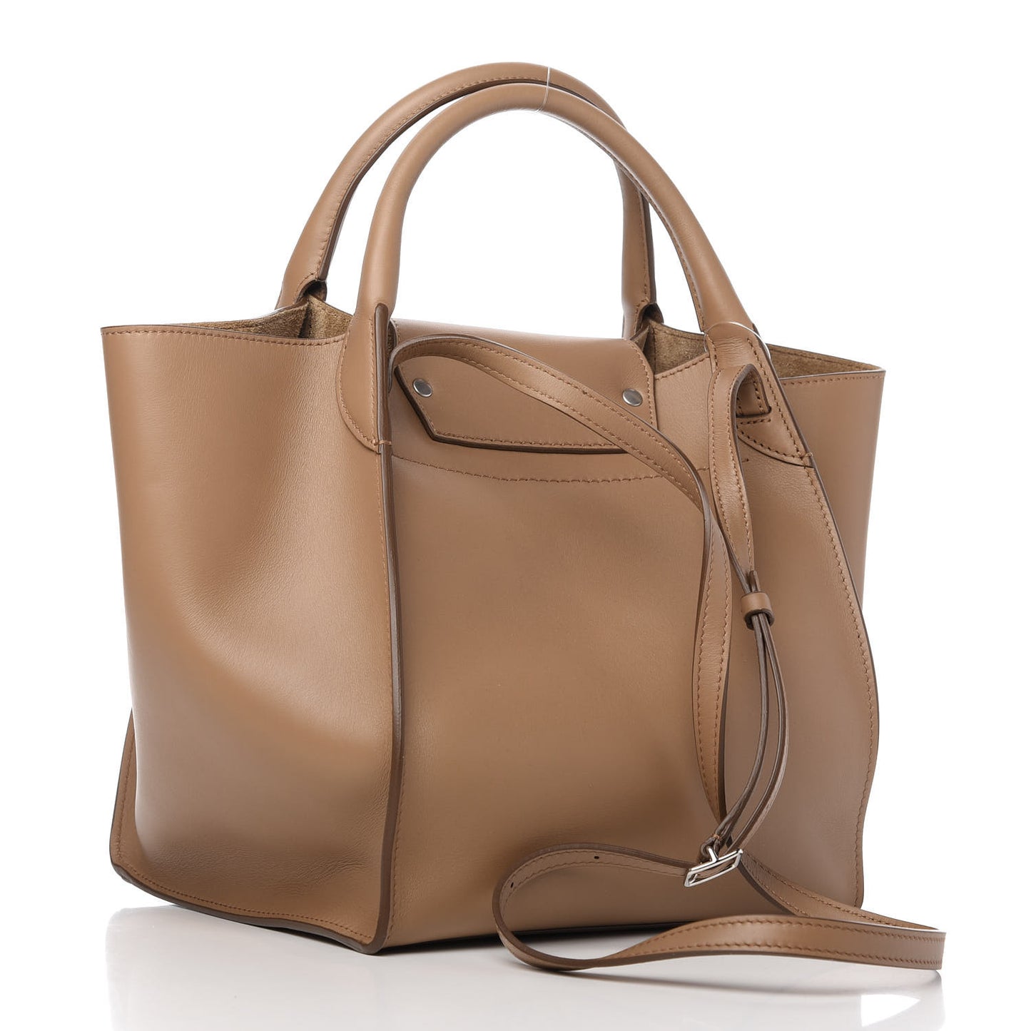 Smooth Calfskin Small Big Bag Light Camel