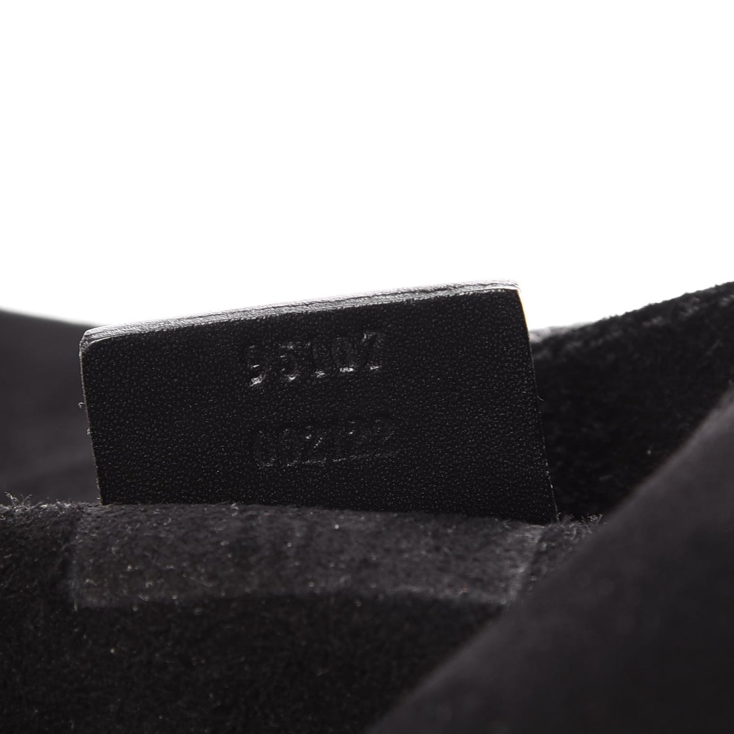 Suede Lovely Heart Shoulder Bag Black