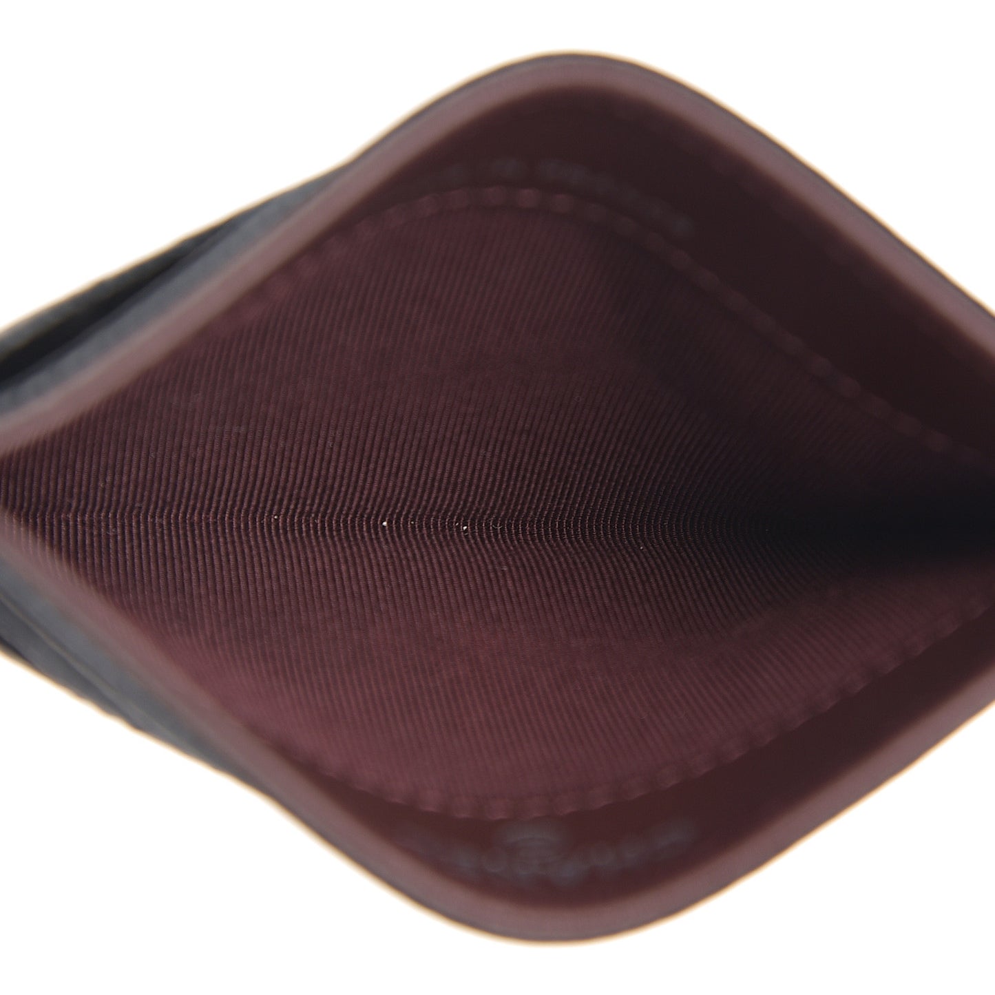 Caviar Quilted Card Holder Black