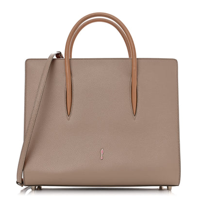 Christian Louboutin Calfskin Patent Studded Large Paloma Cashmere 1 of 11