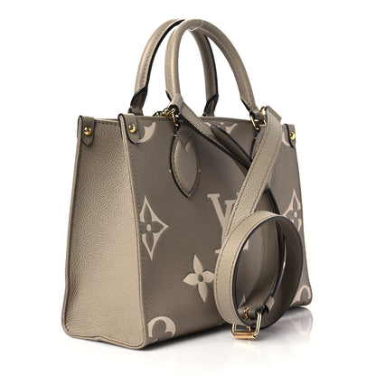 Louis Vuitton Empreinte Monogram Giant Onthego PM Tourterelle Creme 3 of 6