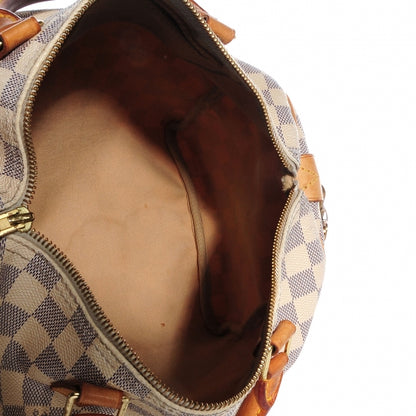 Louis Vuitton Damier Azur Speedy 30 6 of 7