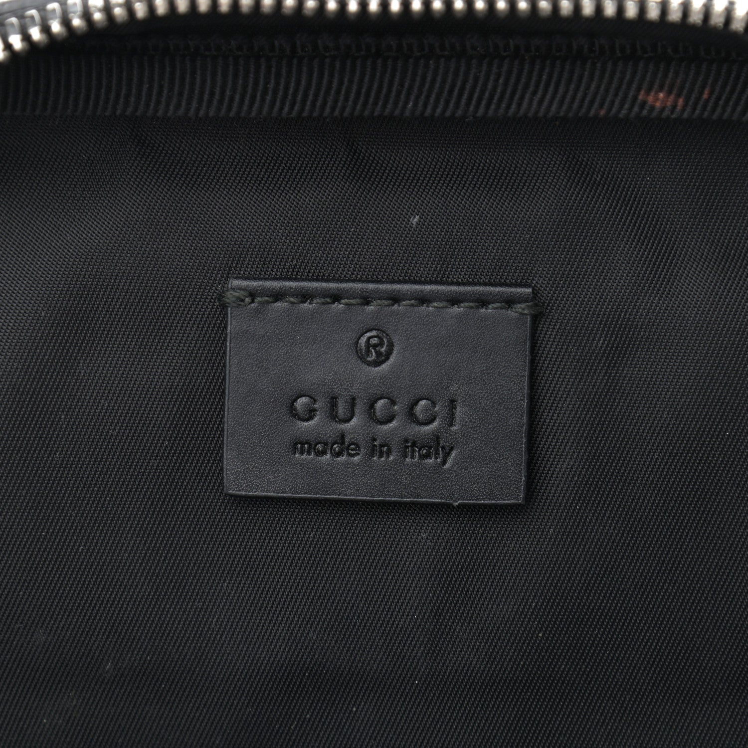 Gucci GG Supreme Monogram Web Belt Bag Black 7 of 18
