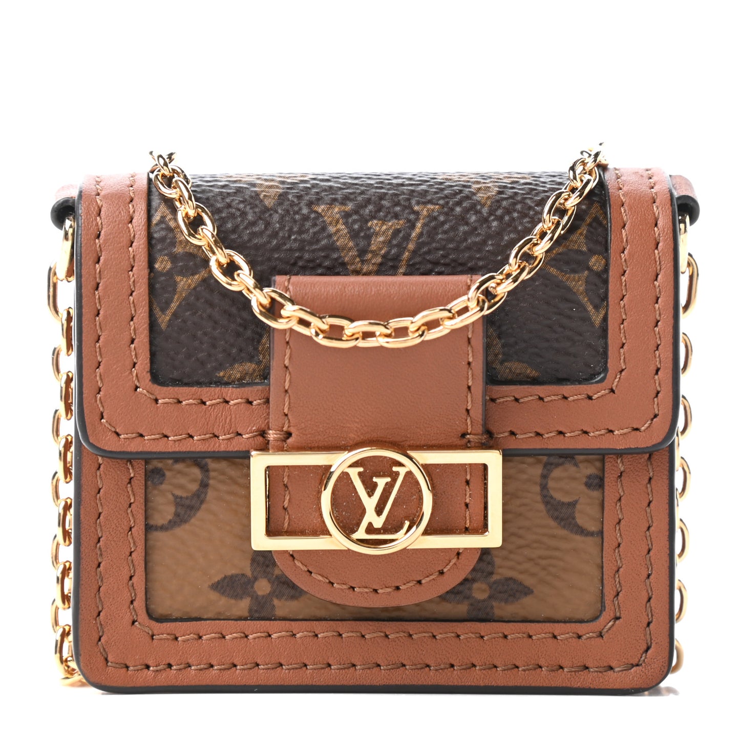 Reverse Monogram Dauphine Micro Earphones Bag