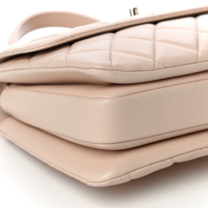 Chanel Lambskin Quilted Small Trendy CC Dual Handle Flap Bag Beige 8 of 9
