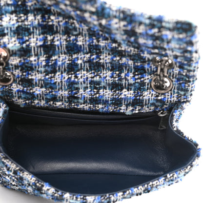 Chanel Tweed Quilted 2.55 Reissue Mini Flap Blue 5 of 11