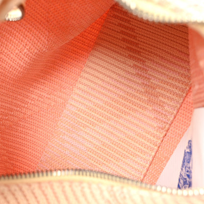 Burberry Canvas Knitted Check Mini Peg Duffle Bag Sherbert 5 of 10