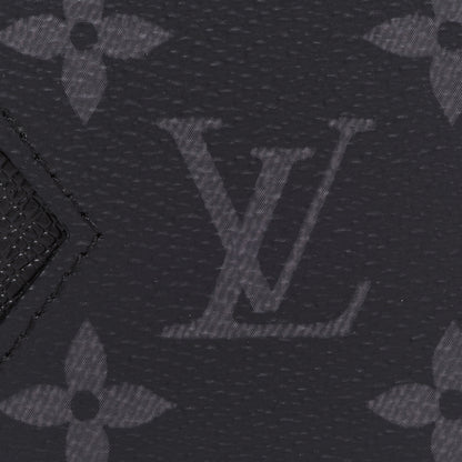 Louis Vuitton Monogram Eclipse Taiga Coin Card Holder 7 of 7