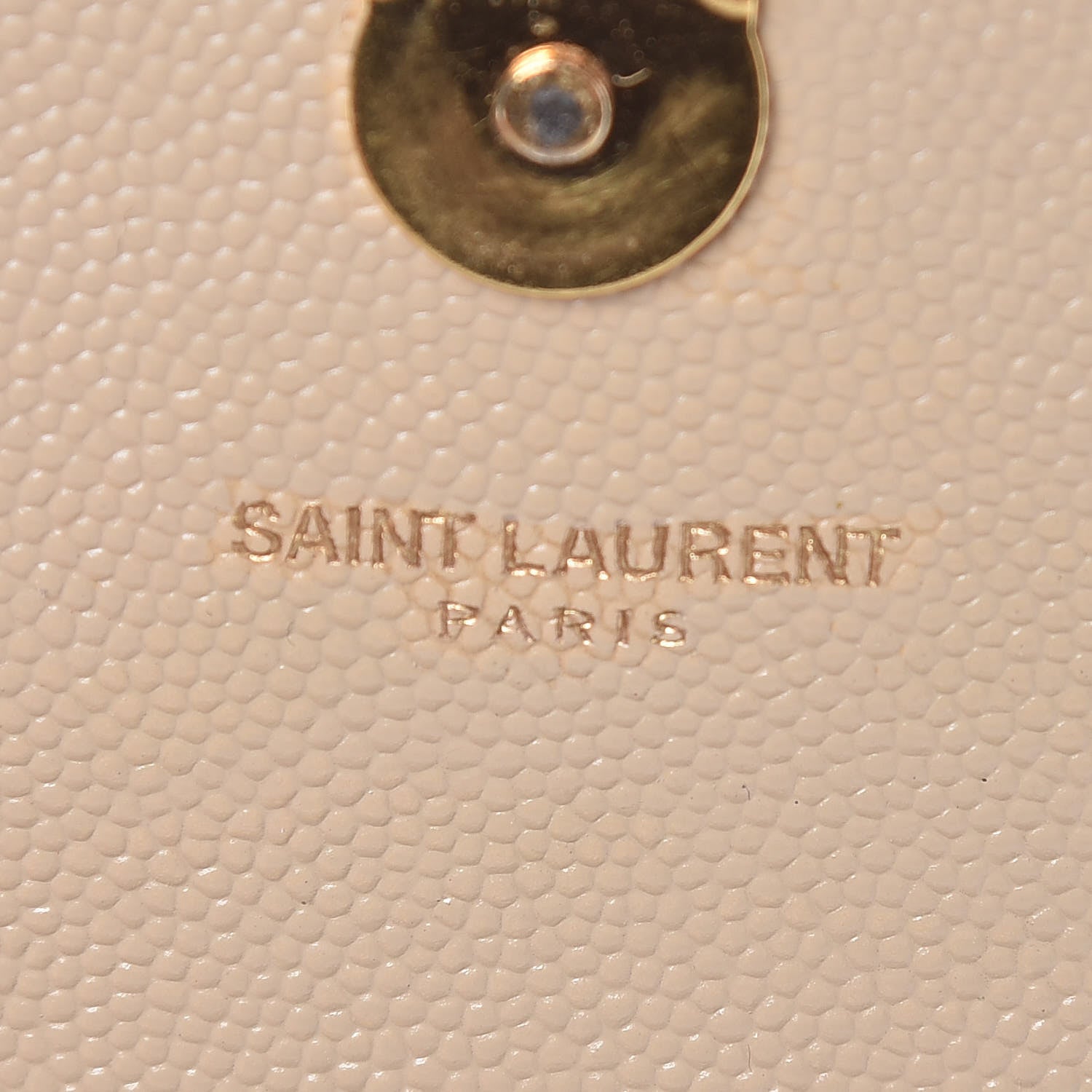 Saint Laurent Grain De Poudre Small Monogram Kate Satchel Nude Powder 8 of 14