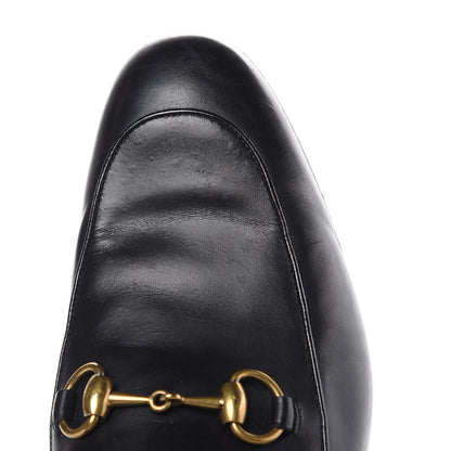 Gucci Calfskin Horsebit Mens Jordaan Loafers 7.5 Black 11 of 14