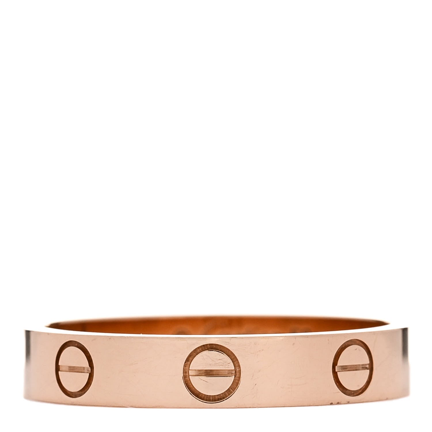 Cartier 18K Pink Gold 3.5mm LOVE Wedding Band Ring 56 7.5 1 of 5