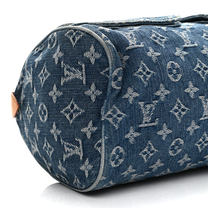 Louis Vuitton Monogram Denim Neo Speedy Blue 9 of 12