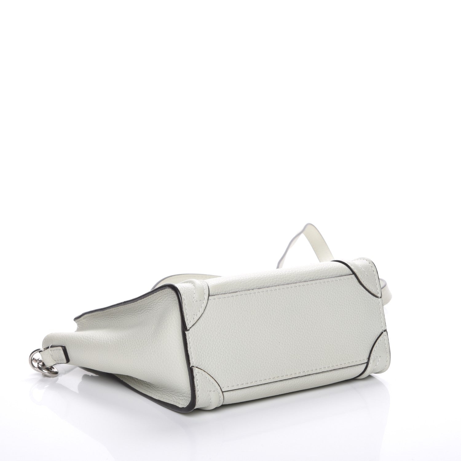 Celine Drummed Calfskin Nano Luggage Lune 4 of 7