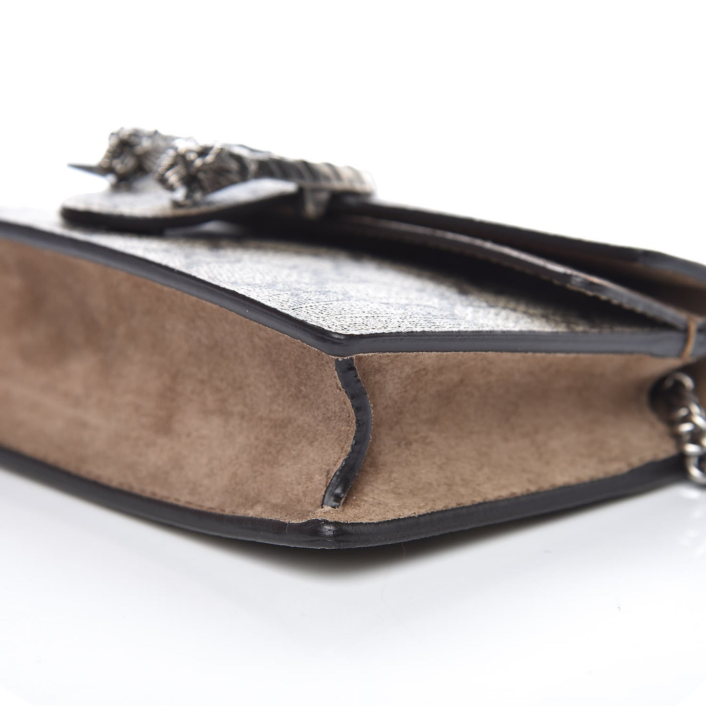GG Supreme Monogram Super Mini Dionysus Shoulder Bag Taupe