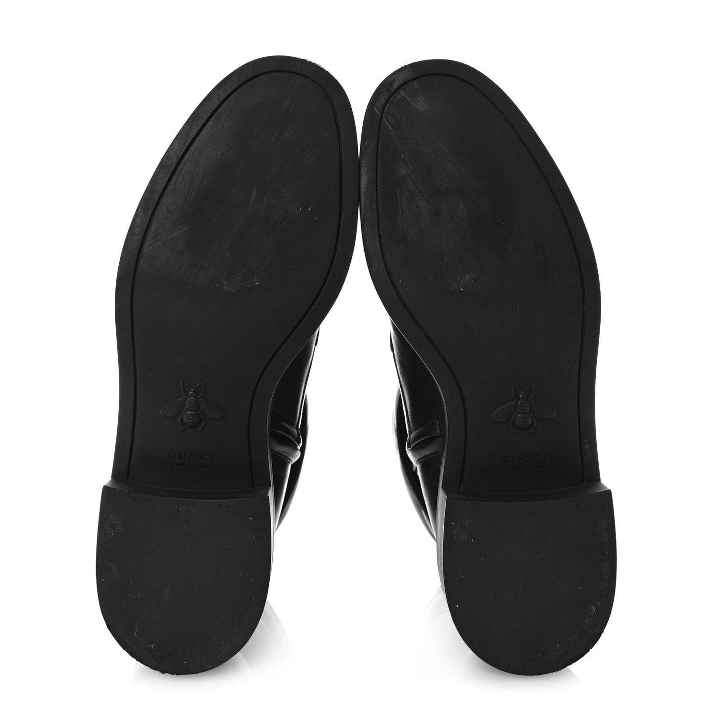 Flores Calfskin Nappa Matelasse GG 40mm Ankle Boots 37.5 Black