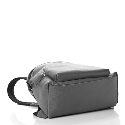 Burberry Pebbled Calfskin Abbeydale Backpack Grey 4 of 8