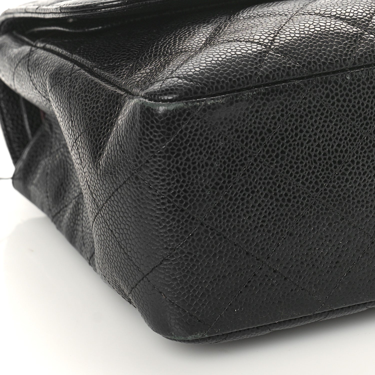 Chanel Caviar Quilted Jumbo Double Flap Black 8 of 17
