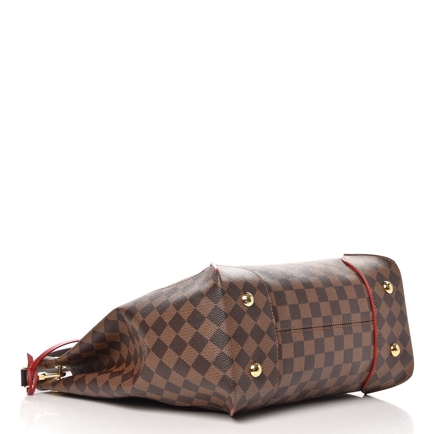 Louis Vuitton Damier Ebene Caissa Hobo Cherry 4 of 9