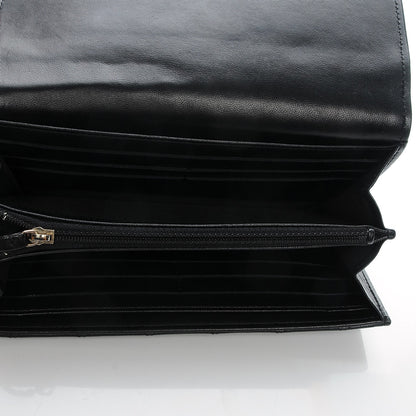 Chanel Lambskin Quilted Large Diamond CC Flap Wallet Black 5 of 9