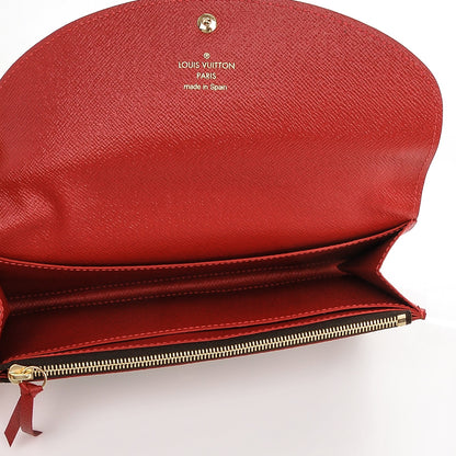 Louis Vuitton Damier Ebene Caissa Wallet Cherry 5 of 6
