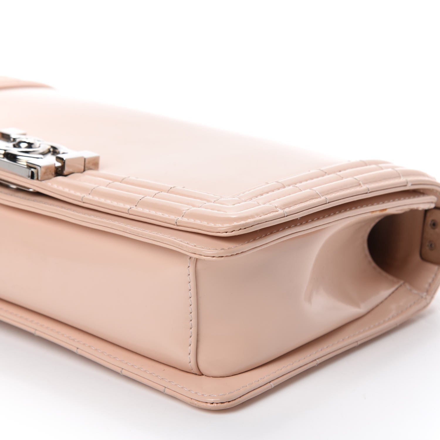 Chanel Glazed Calfskin Medium Boy Flap Light Pink 8 of 14