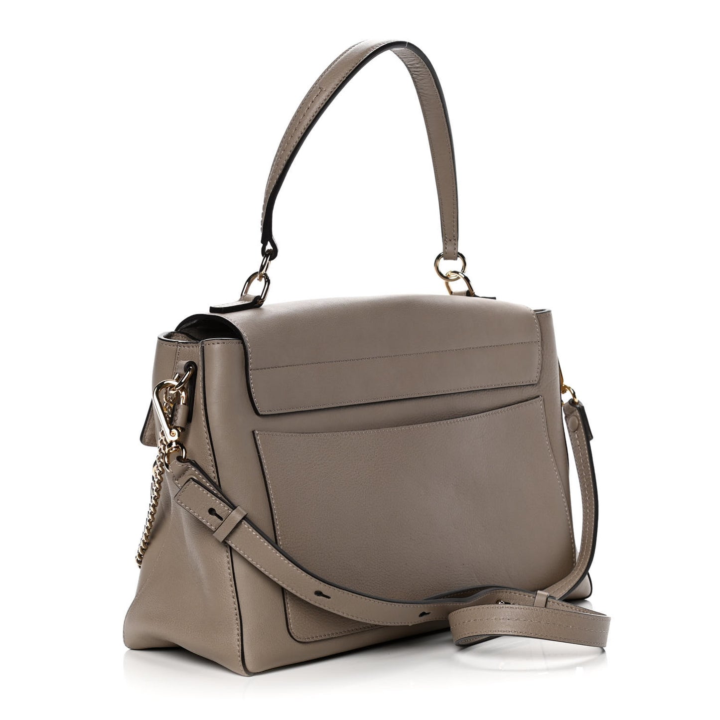 Calfskin Medium Faye Day Shoulder Bag Motty Grey