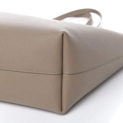 Saint Laurent Calfskin Large Shopping Tote Dusty Gray 8 of 9