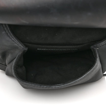 Burberry Calfskin Large Bridle Saddle Bag Black 4 of 10