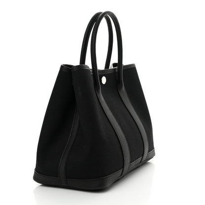 Hermes Toile Militaire Negonda Garden Party 30 TPM Black 3 of 10