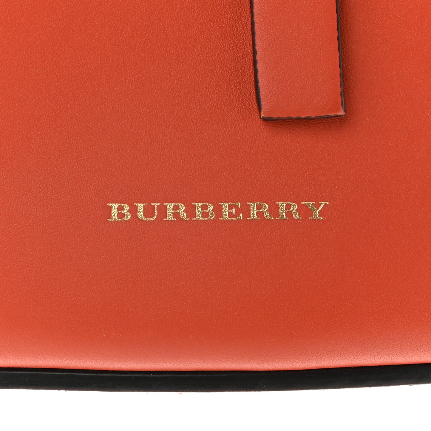 Supple Calfskin Small Bucket Orange