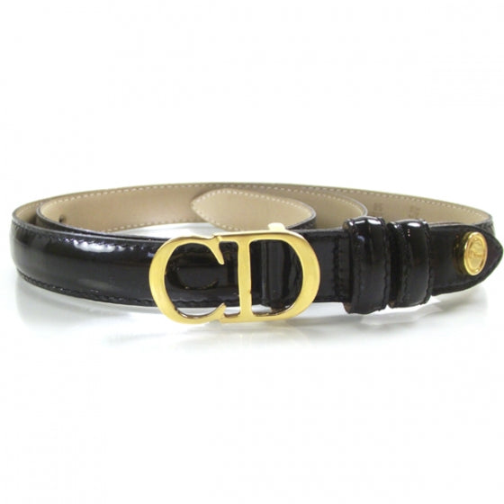 Patent CD Buckle Belt 34