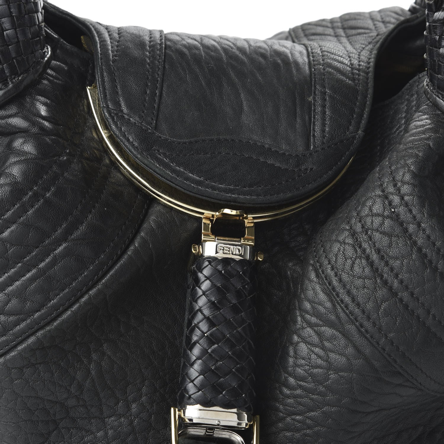 Fendi Nappa Nuvolata Spy Black 9 of 10