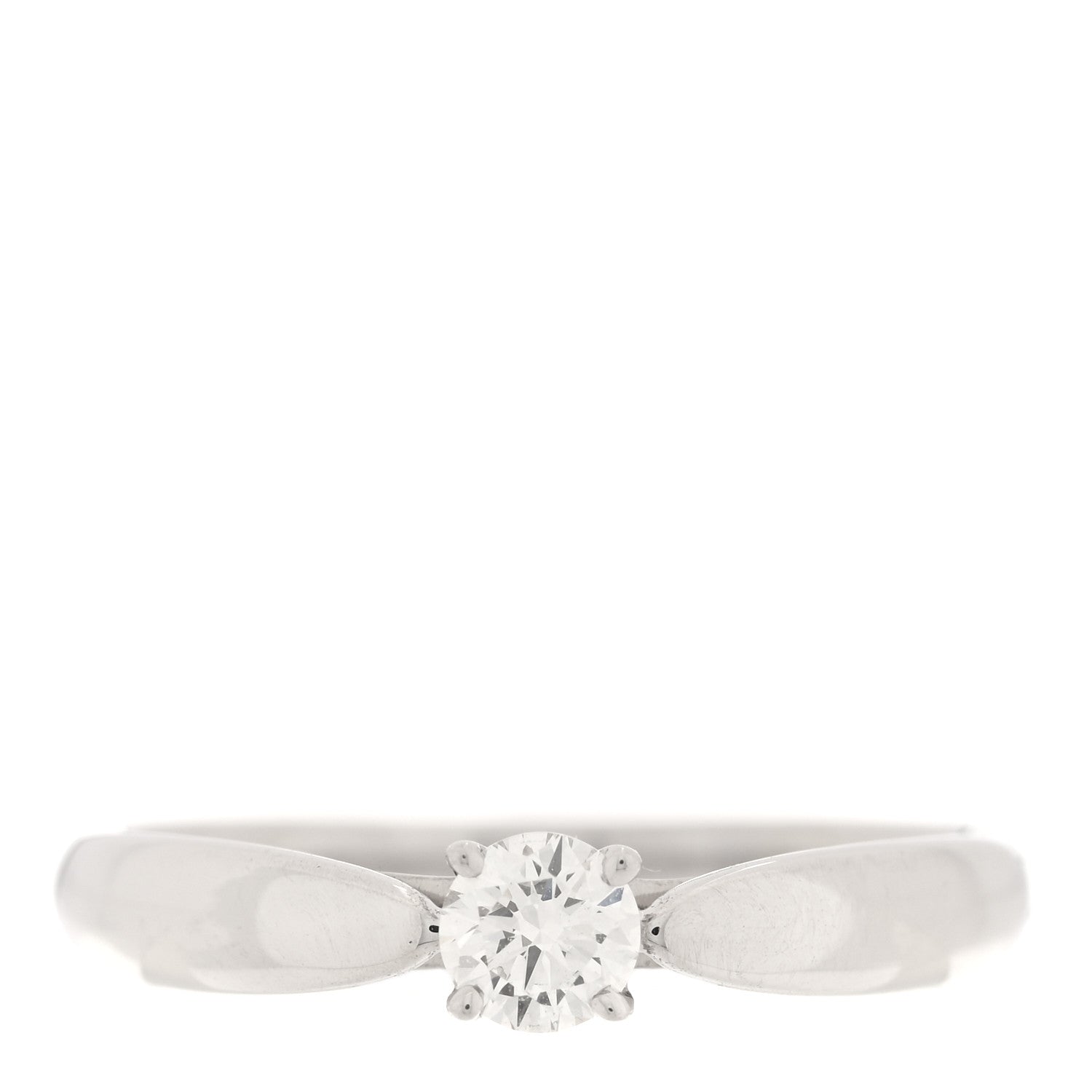 Tiffany Platinum Diamond .19ct Harmony Solitaire Engagement Ring 49 5 1 of 5