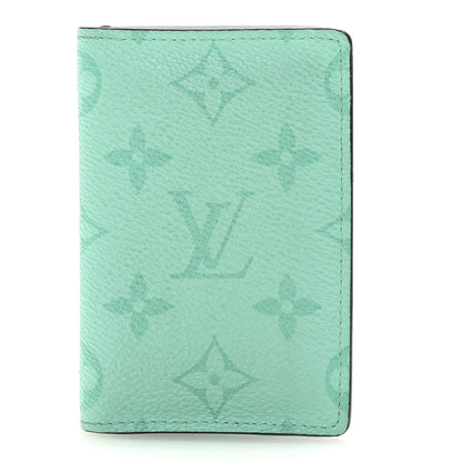 Louis Vuitton Taigarama Pocket Organizer NM  Miami Green 1 of 7