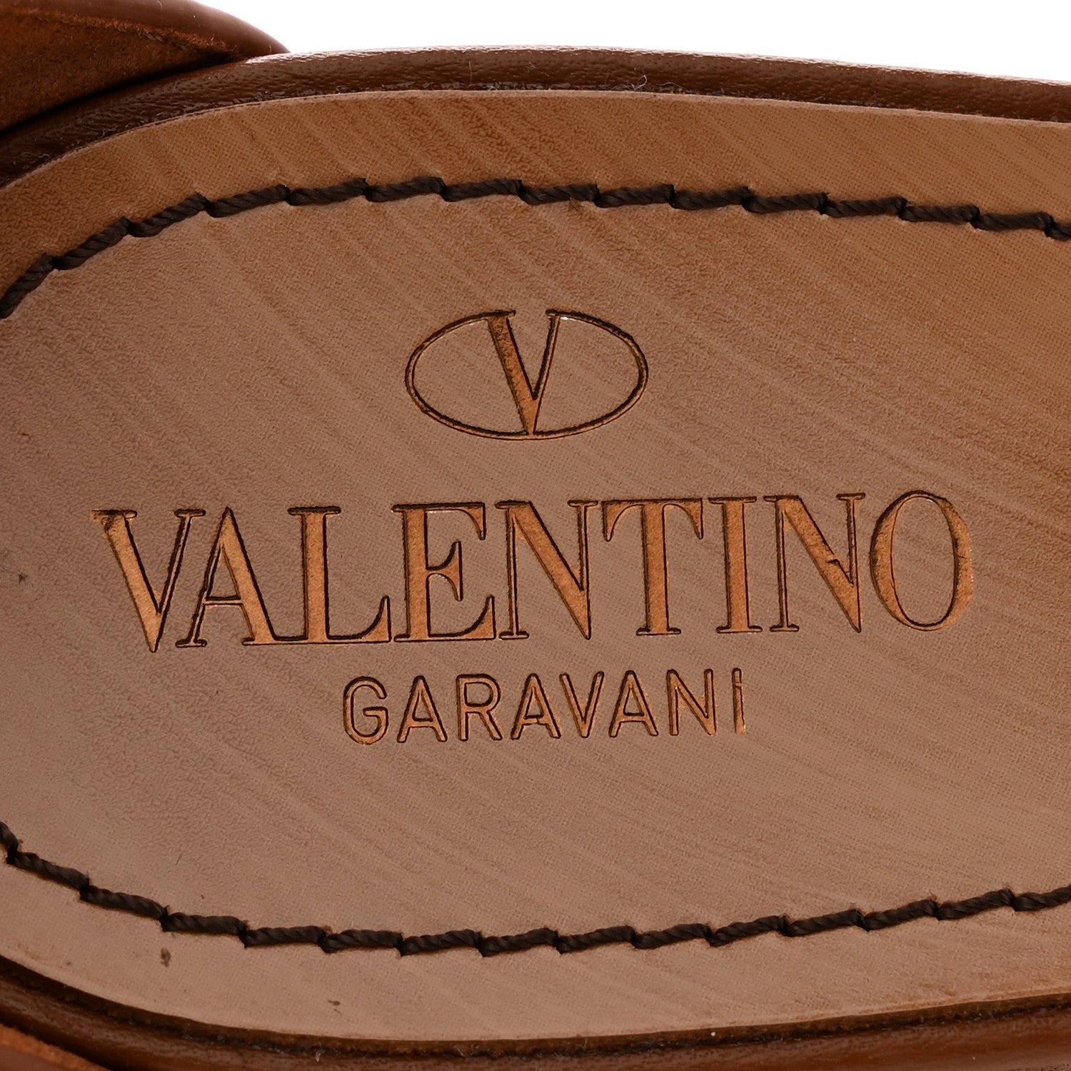 Valentino Garavani Grained Calfskin Roman Stud Ankle Strap 75mm Sandals 39 Selleria 7 of 13