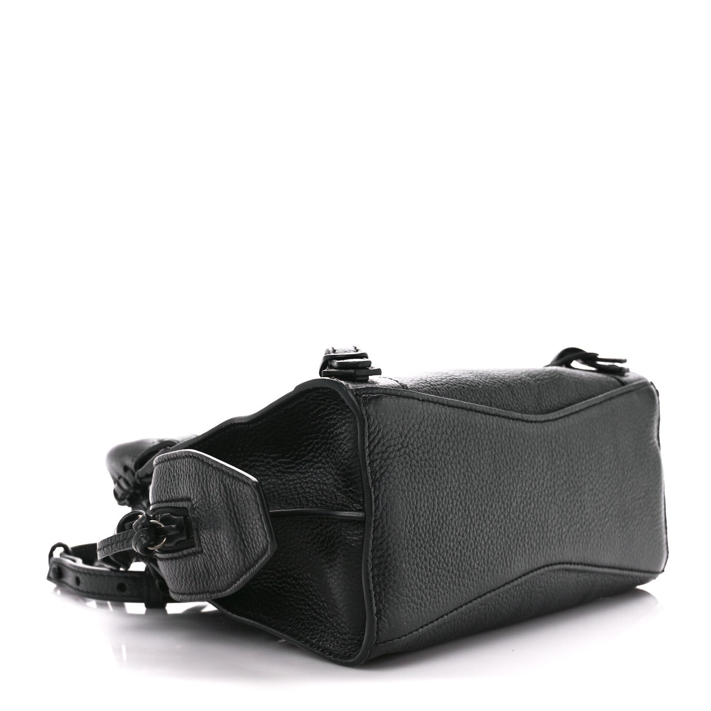 Grained Calfskin Neo Classic Black Hardware Mini City Black