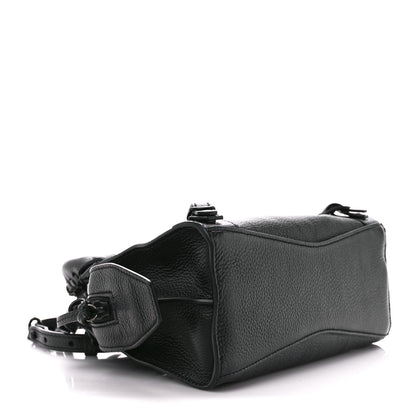 Balenciaga Grained Calfskin Neo Classic Black Hardware Mini City Black 4 of 9