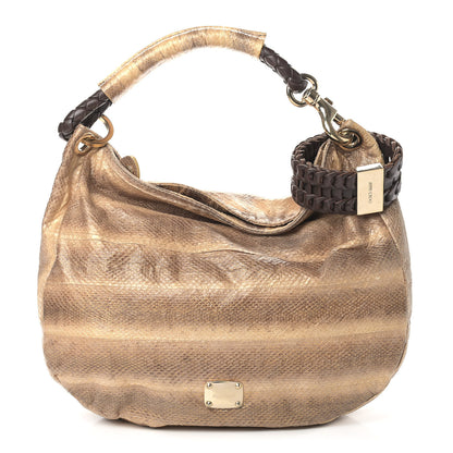 Jimmy Choo Watesnake Sky Hobo Beige 1 of 11