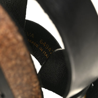 Saint Laurent Calfskin Jam Slingback Flat Sandals 36.5 Black 8 of 8