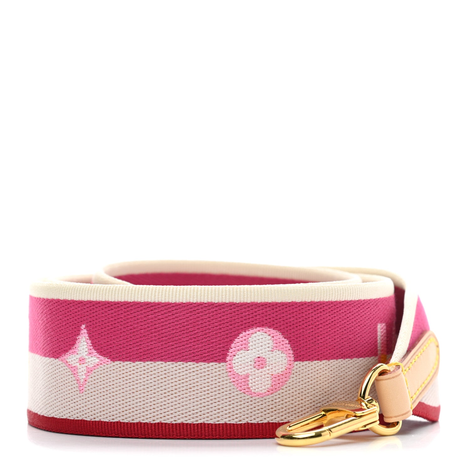 Louis Vuitton Jacquard Speedy Bandouliere 20 Shoulder Strap Fuchsia 2 of 4
