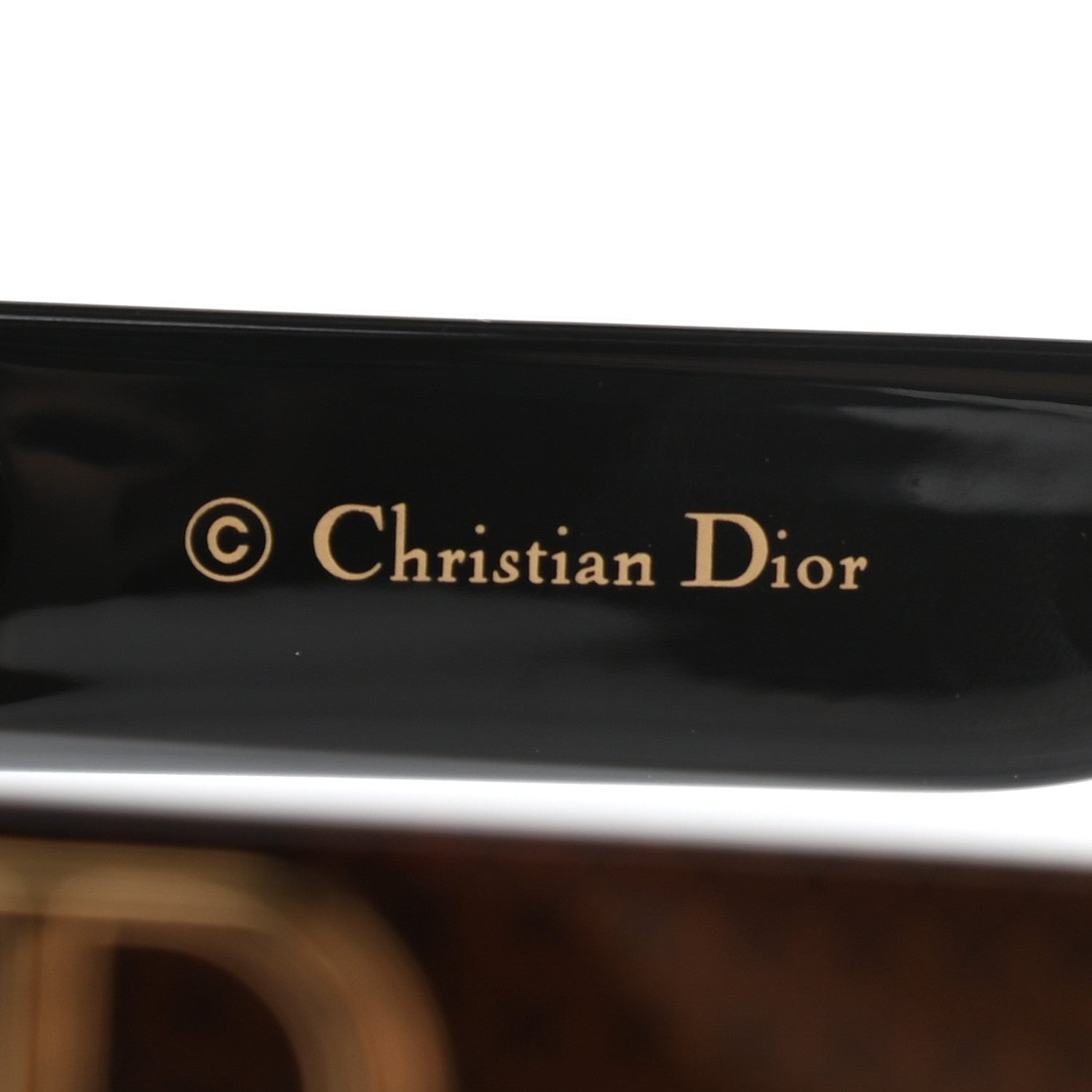 Christian Dior Acetate DDiorF Cat Eye Sunglasses Brown 6 of 8